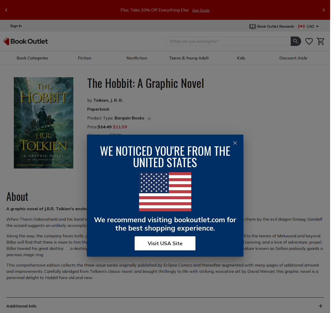 Library Extension on bookoutlet_ca - Desktop