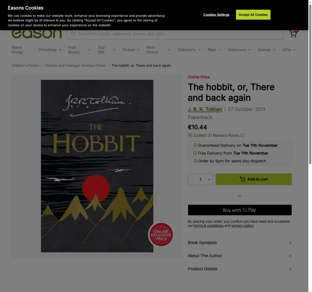Library Extension on easons_com - Desktop